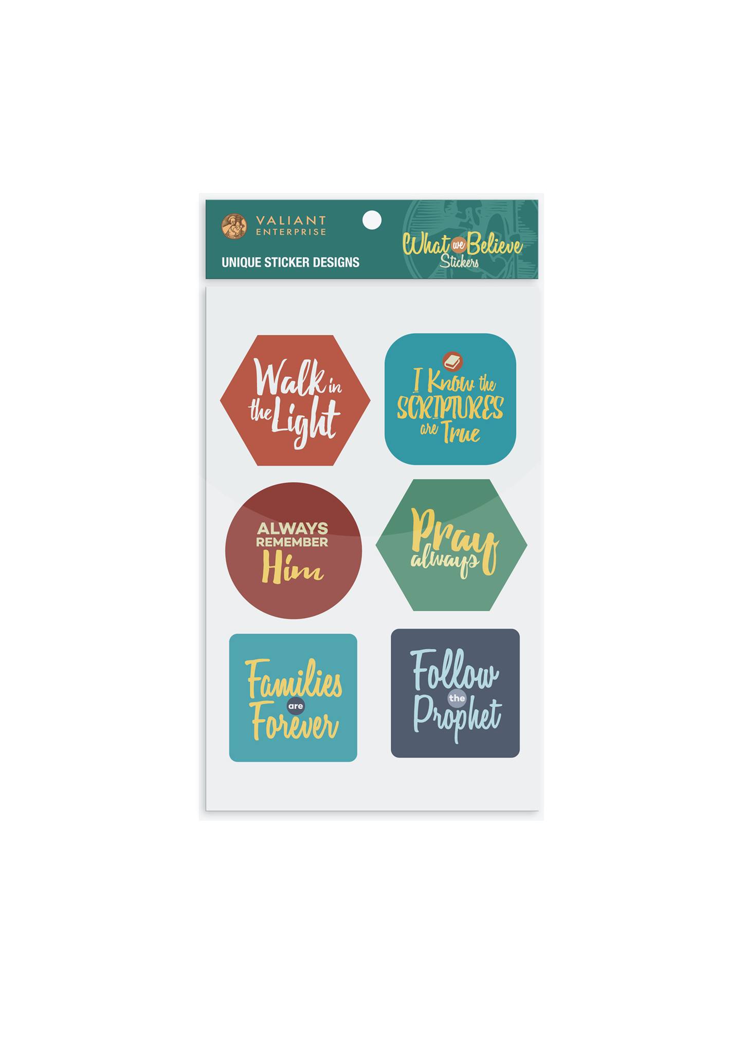 Custom label and stickers Book of Mormon quotes pack